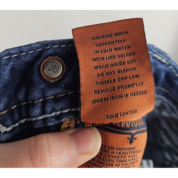 Rock Revival Jeans Womens Size 27 Mandell Easy Boot Cut Distressed Blue Denim - Picture 10 of 11